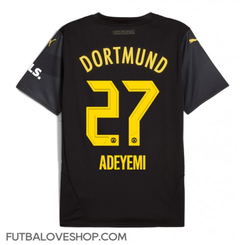 Dres Borussia Dortmund Karim Adeyemi #27 Preč 2024-25 Krátky Rukáv